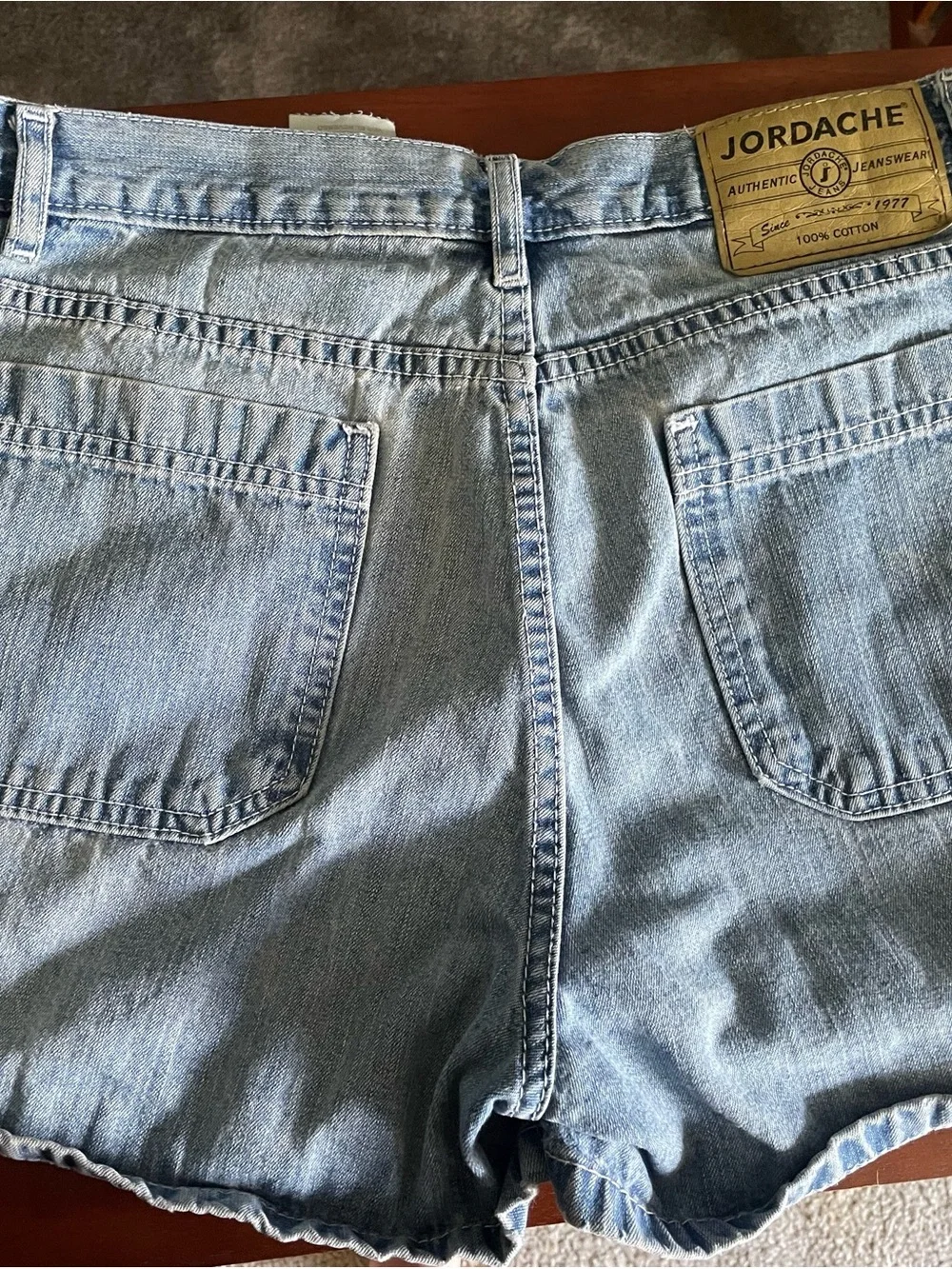 Jordache Light Blue Washed Denim Shorts